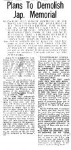 19460315 china mail plan to demolish japanese memorial