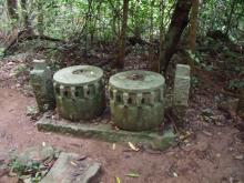 Remains of sugar cane press, Tai Lo Village, Sai Kung.