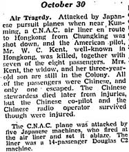 1940 CNAC Air Crash