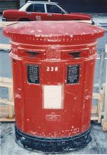 Double Slotted Scottish Crown Postbox 238