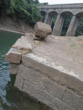Ruins of bridge in Tai Tam Valley