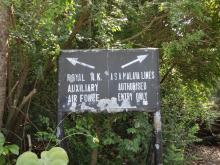 Forgotten Directional Sign of Shek Kong Camp