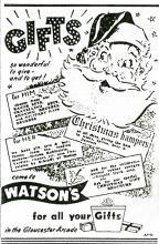 Watson's christmas advert December 1950