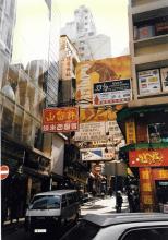 view from double decker bus 1997