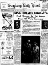 King Edward abdicates
