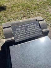 2020 - Grave marker for Roland Arthur Charles North C.M.G. in Wentworth Falls Cemetery, NSW, Australia.jpg