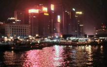 1980 - night view from Blake Pier