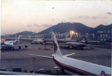 Sunset at Kai Tak Airport, 1996