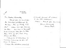 Alice Dyer to Alexander Laihovetsky, letter 3, 1932