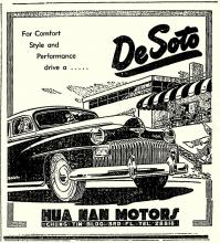 HUA NAN MOTORS-De Soto cars
