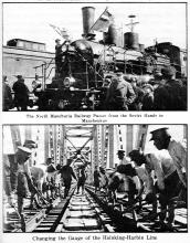 South  Manchuria  Railway- Change of  Russian Track Gauge  in 1936