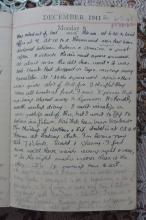 Barbara Anslow's diary for 8 Dec, 1941