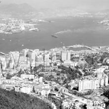 1965 View over Central & Harbour from The Peak