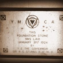 Foundation Stones, YMCA Building, Salisbury Road, Hong Kong 1924.