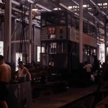 1964 Tram depot at Causeway Bay