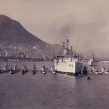 1932 Submarines in HK harbour