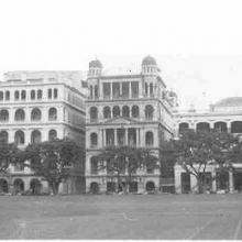 modern buildings, (HK Cricket Club Pitch), jan 1951