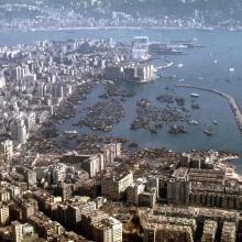 1971 Over Central Kowloon - Landing Kai Tak 5