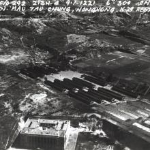 A recon photo of a Japanese POW Camp (King Park) 