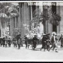 Postcard Chinese Wedding Procession, 1930s