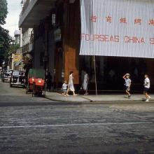 1959 Junction of Tak Shing Street and Nathan Road