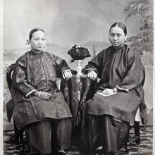 Hotz collection: Two Young Hong Kong women, ca. 1870