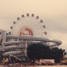 A popular  amusement complex - the Joyful Town once in Tai Wai [大圍歡樂城]