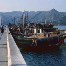 Harbour, Sha Tau Kok, New Territories, Hong Kong 1980