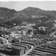 1950s Aerial view of Causeway Bay and Leighton Hill