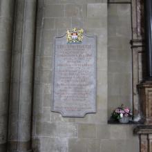 Edward Youde memorial Canterbury Cathedral