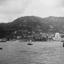 View from Java-China-Japan Line m.s. Tjisadane arrving in Hong Kong, May 1937