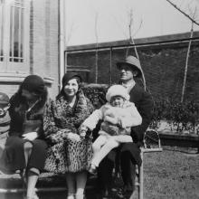 Harding Klimanek family portrait, Shanghai, ca. 1932