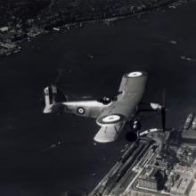 1935 Aircraft RAF 803 Squadron, over Kowloon, Hong Kong