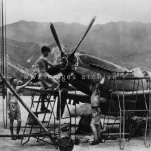 1940s Spitfire at RAF Kai Tak