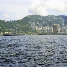Peak and Mount Cameron from Victoria Harbour 1972