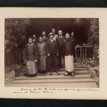 Group of the British and Chinese Commissioners, taken at Sham Chun.