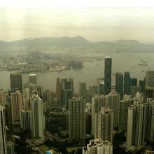 Hong Kong from above, (1990)