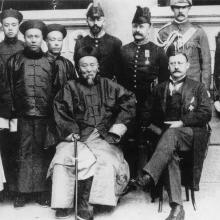 H.E. Li-Hung-Chang and Governor Sir Henry Arthur Blake at Government House. 1900