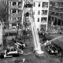1935 Annual Fire Drill Display