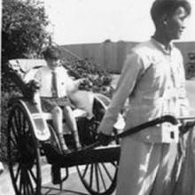 1930s KJS Pupil on Rickshaw