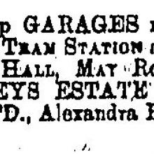 1930s May Road Garages