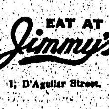 1933 Jimmy's Kitchen Advertisement