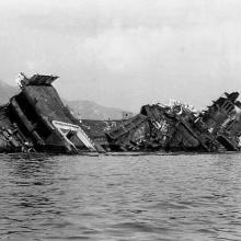 1970s Wreck of RMS Queen Elizabeth