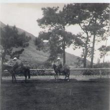 Brooks children at Horse Riding School 1953c Photo # 3