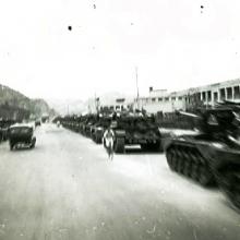 Tanks outside RAF Kai Tak 