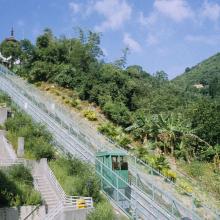 Mini funicular railway at Shatin