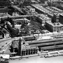 1930s Tsim Sha Tsui KCR station, YMCA and Peninsula Hotel
