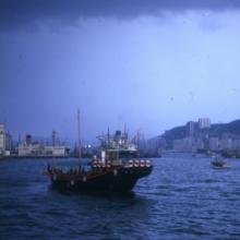 1966 View from Star Ferry pier towards Holt's Wharf
