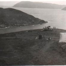 Anti-aircraft guns at Cape D'Aguilar