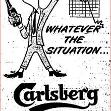 Carlsberg Ad. 1960.